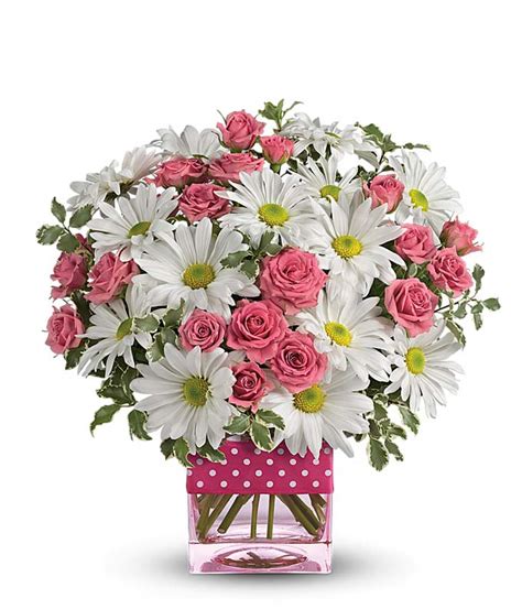 pink pops of color bouquet